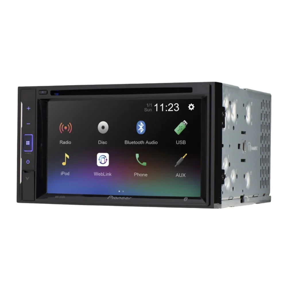 Bundle for 2005-2007 Ford Focus / Pioneer -241EX Double  Car Stereo with Bluetooth/Backup Camera/Installation Kit/in-Dash / / 6.2" Touchscreen Digital Media Receiver