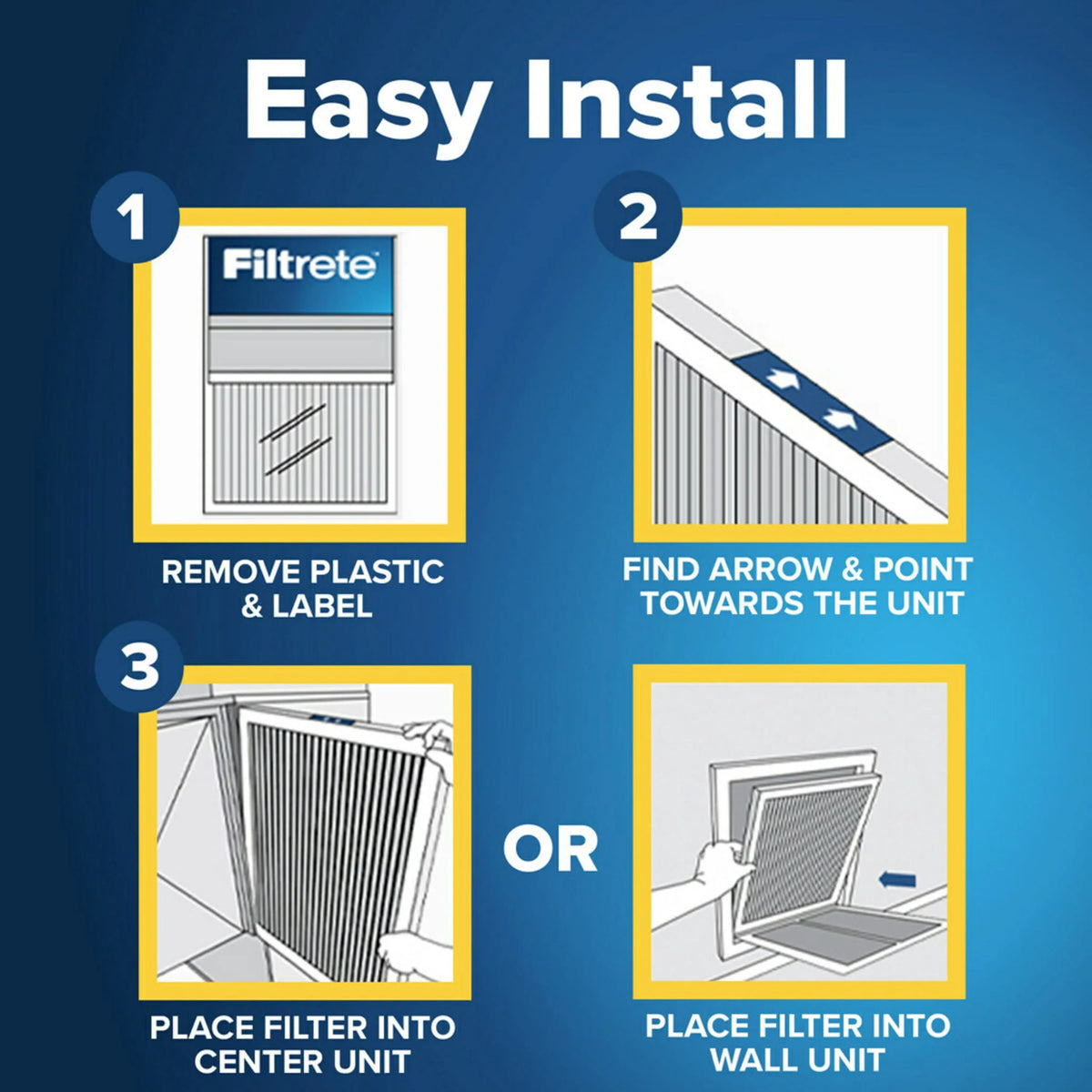 Filtrete 16x20x1 Air Filter,  1500  12, Advanced Allergen Reduction, 6 Filters