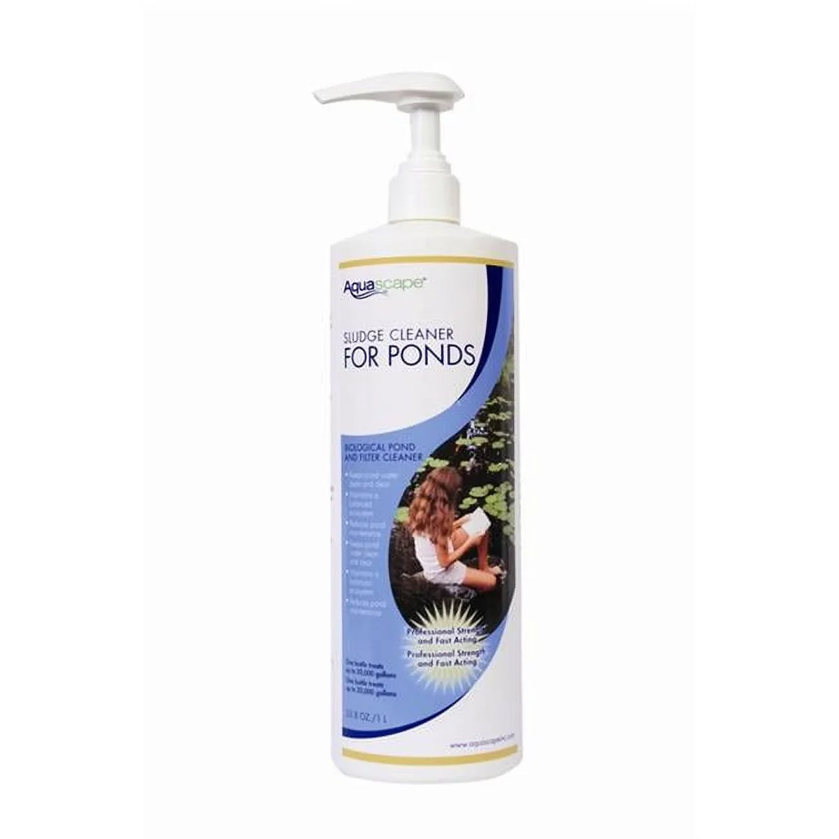 Aquascape 98891 1liter-33.8oz. Sludge and Filter Cleaner-Liquid