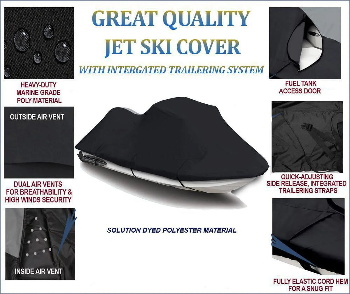 600  JetSki Cover Compatible for Watercraft Jet Ski  Cover Yamaha  2015 2016 2017 2018 2019 2020 2021 2022