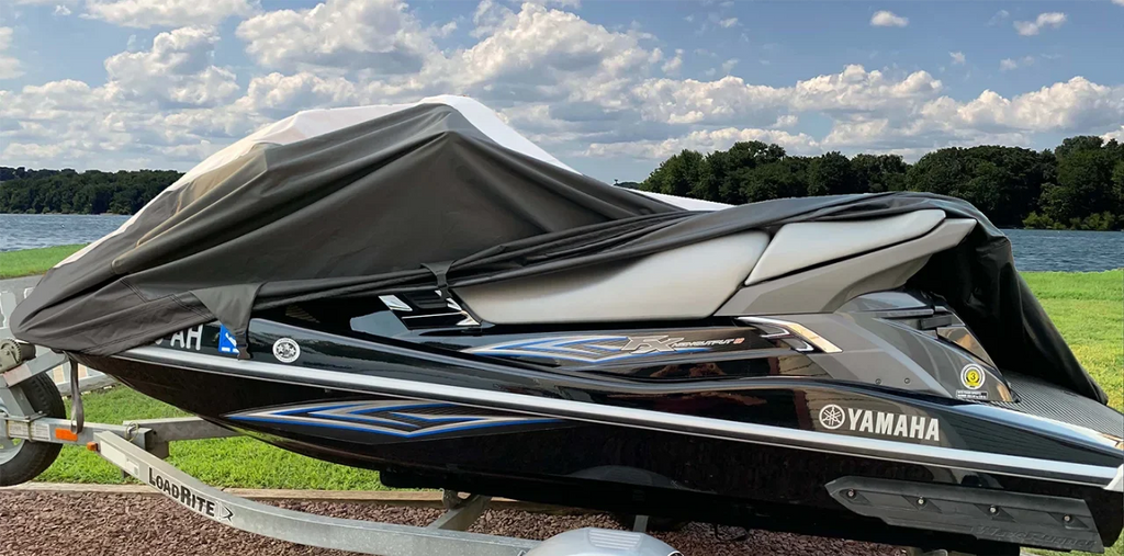 '-  600D   Cover Compatible for Sea Doo Sea-Doo  2001 2002 Jet Ski Cover  Covers 2 Seater