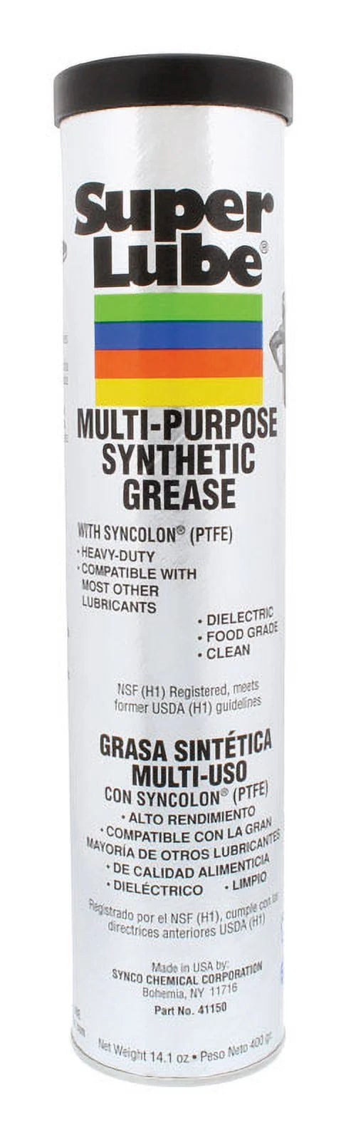 1 Pc, Super Lube Syncolon Synthetic Grease 14.1 Oz