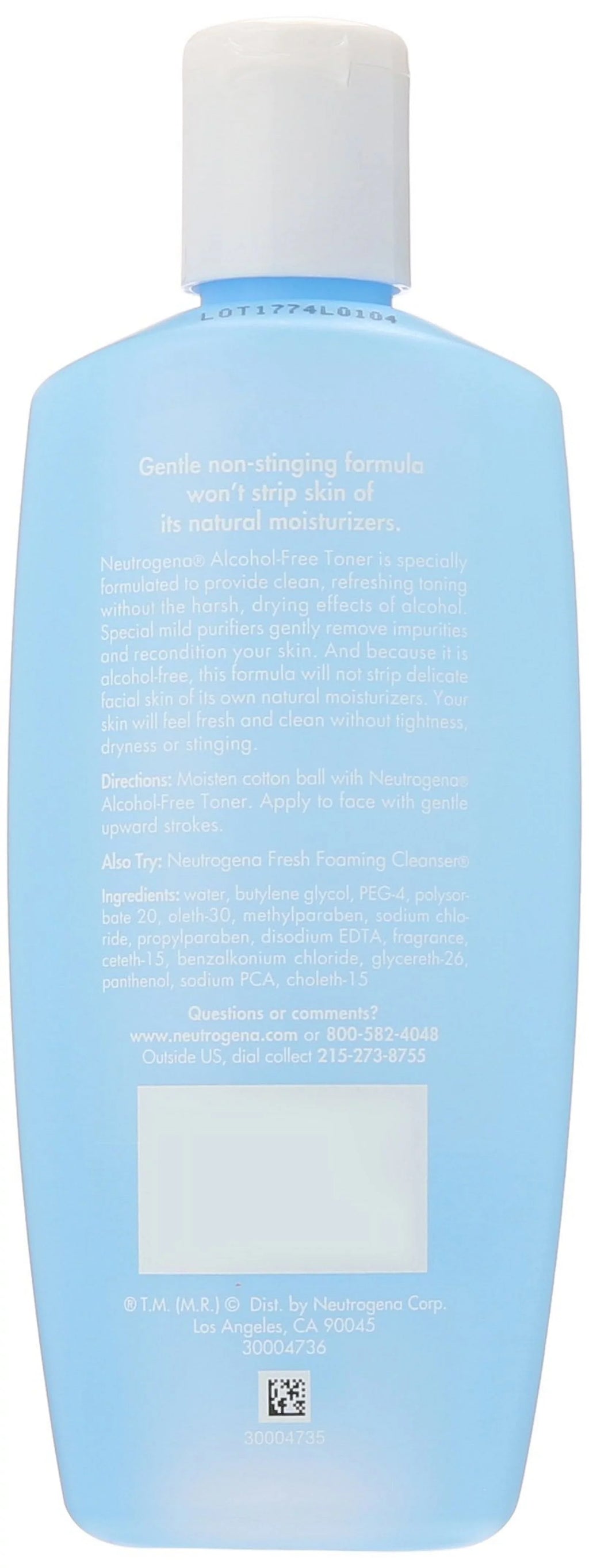 Neutrogena Alcohol-Free Toner, 8.5 Fluid Ounce (Pack Of 3)