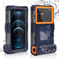 UrbanX Professional [15m/50ft] Swimming Diving Surfing Snorkeling Photo Video Waterproof Protective Case Underwater Housing for Xiaomi Mi 8  And all Phones Up to 6.9 Inch  with Lanyard
