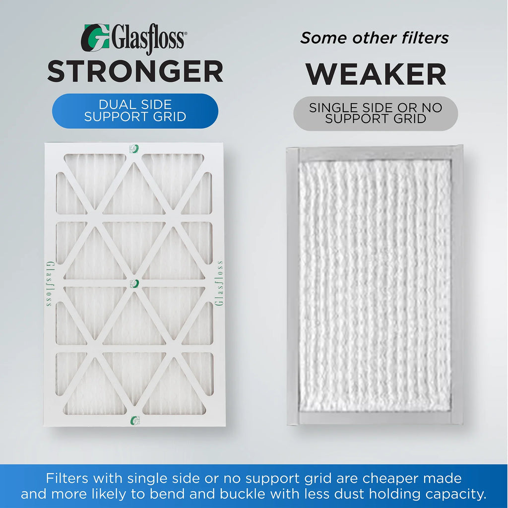 20x20x1 Air Filter Glasfloss  Series  10 - Case of 6