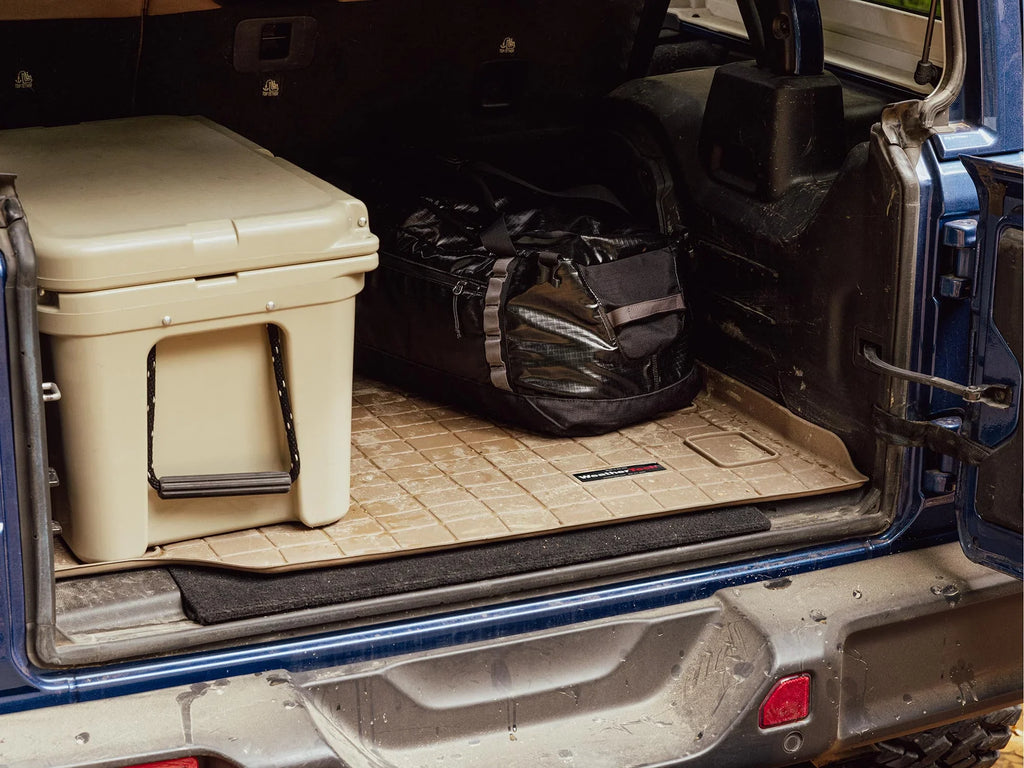 WeatherTech Cargo Trunk Liner with Bumper Protector designed for with 2017-2022 Honda - - Cargo Tray In Highest Position With Bumper Protector, Black