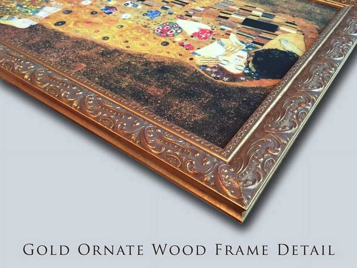 Chinese God 24x18 Gold Ornate Wood Framed Canvas Art by Alexandre Jacovleff