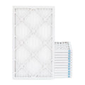 10x20x1  11,  1000 Pleated  Furnace 1" Air Filters by Pamlico. Case of 12. Actual Size: 9-1/2 x 19-1/2 x 3/4