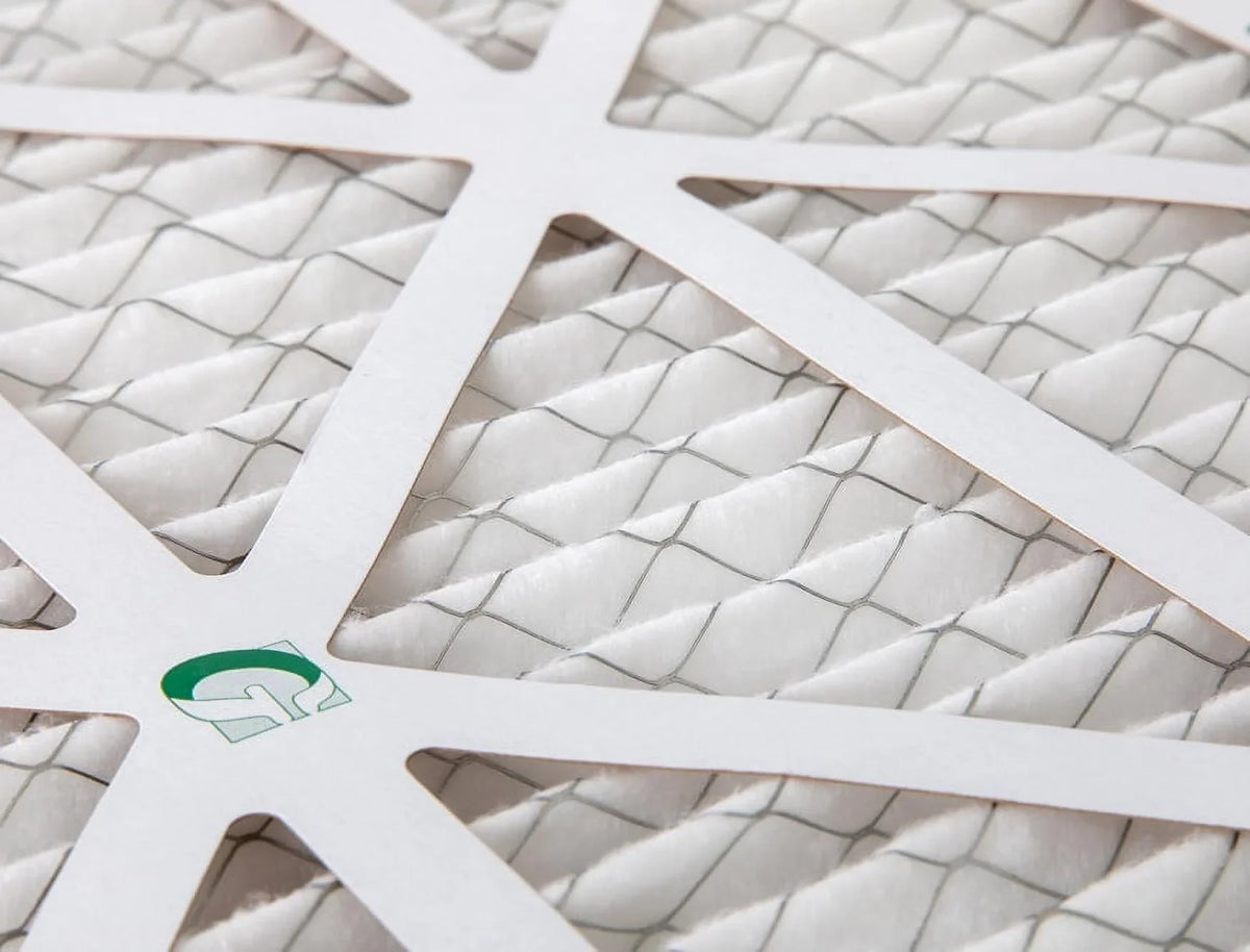 6 Pack of 18x24x1  10 Pleated Air Filters by Glasfloss. Actual Size: 17-1/2 x 23-1/2 x 7/8