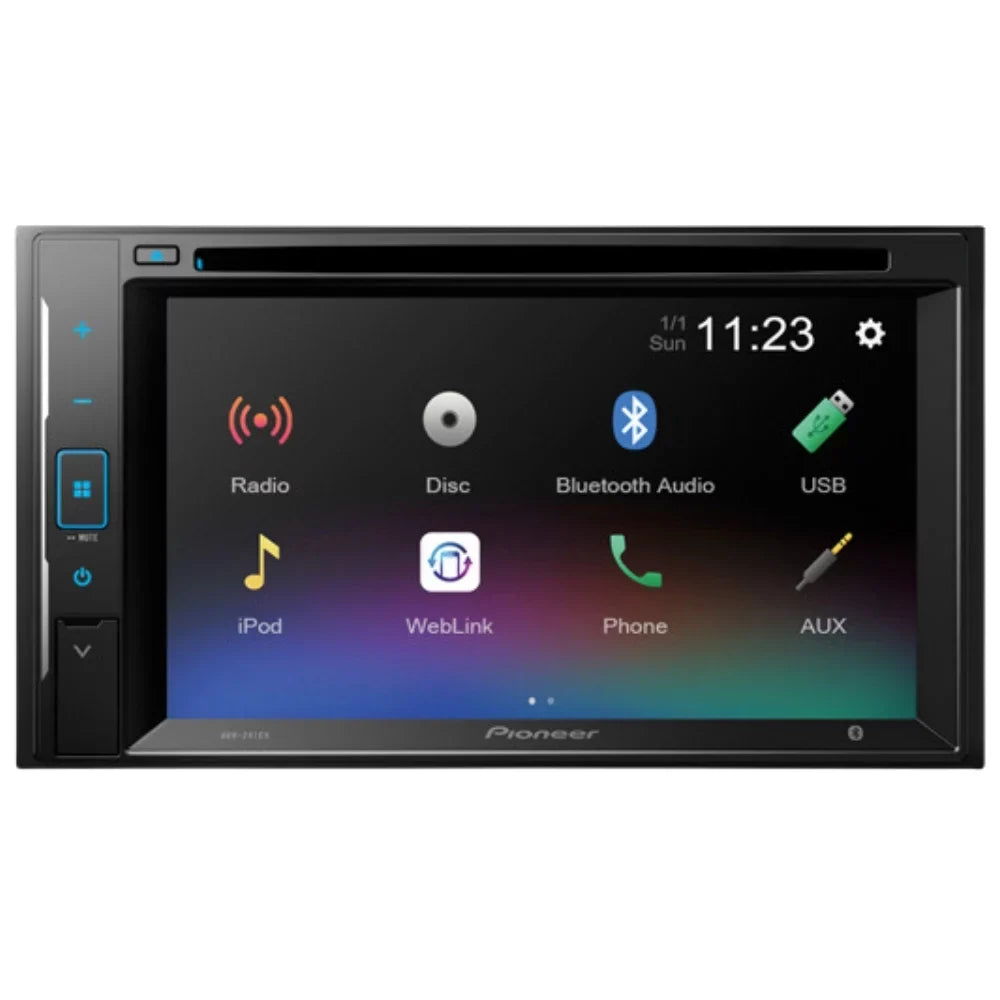 Bundle for 2011-2014 Toyota Sienna Van / Pioneer -241EX Double  Car Stereo with Bluetooth/Backup Camera/Installation Kit/in-Dash / / 6.2" Touchscreen Digital Media Receiver