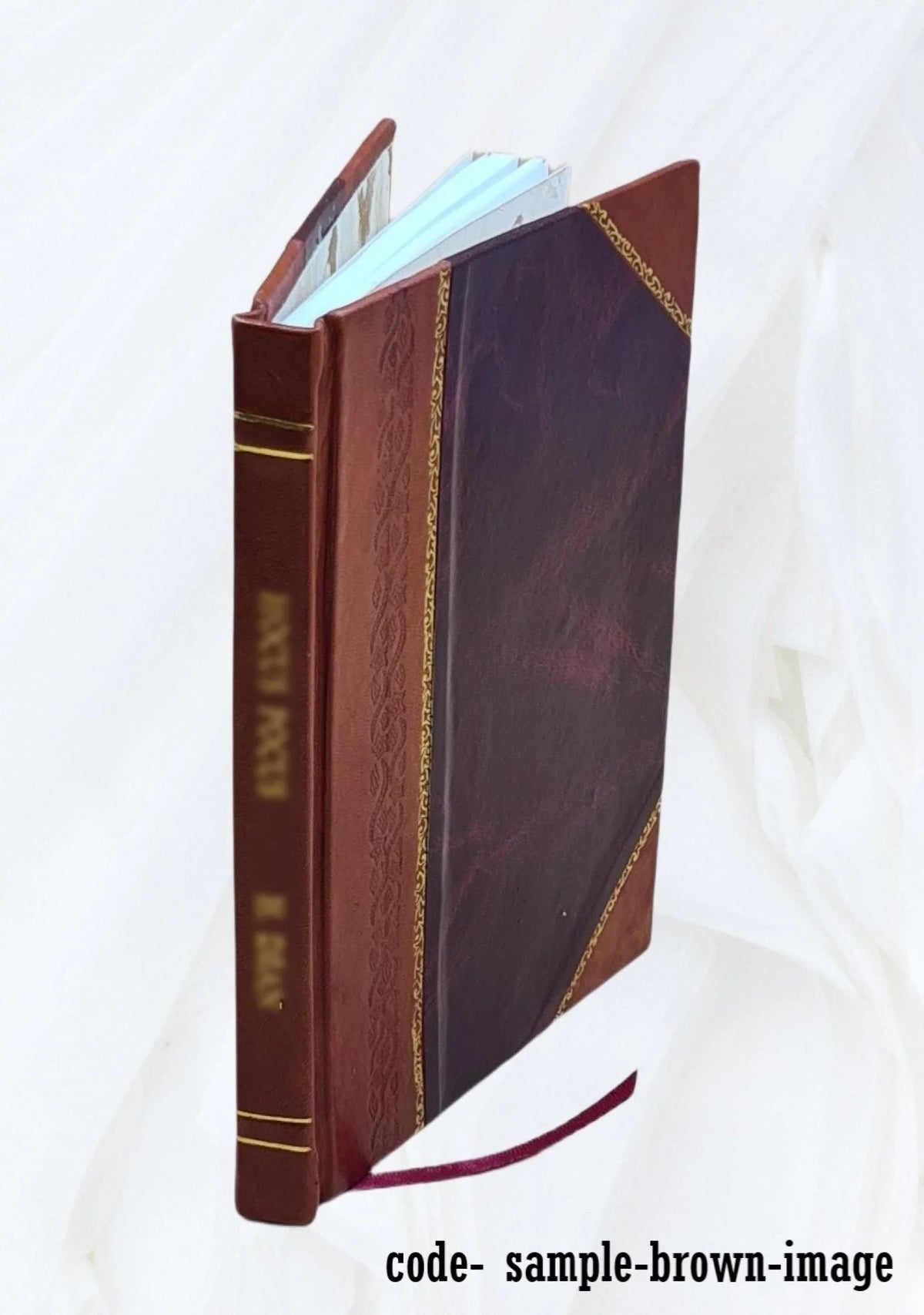 The theory and practice of brewing from malted and unmalted corn and from potatos / by John Ham. 1829 [Leather Bound]