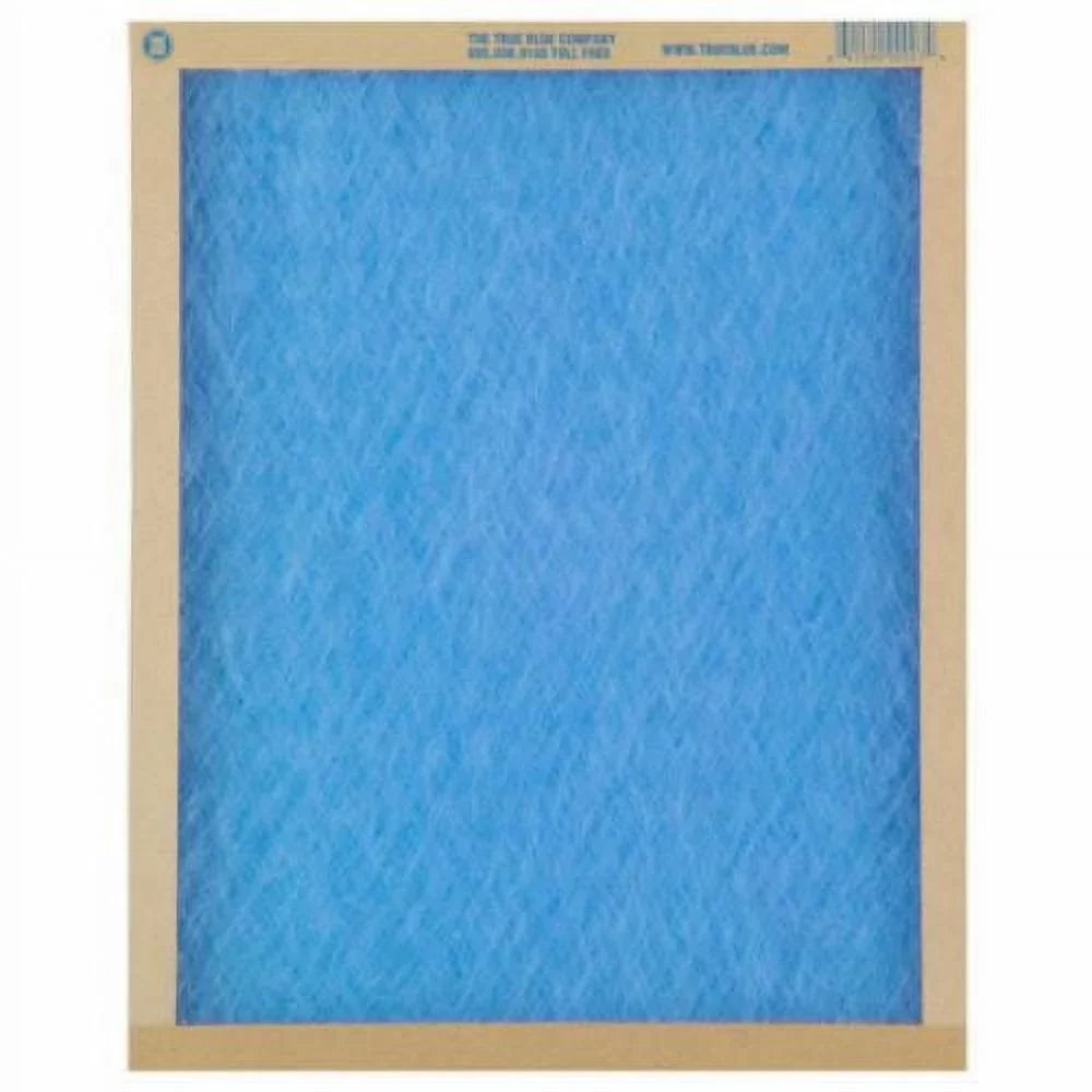 True Blue 124301 24" x 30" x 1" Flat Panel Spun Fiberglass Disposable Furnace Air Filter  2 - Quantity of 12