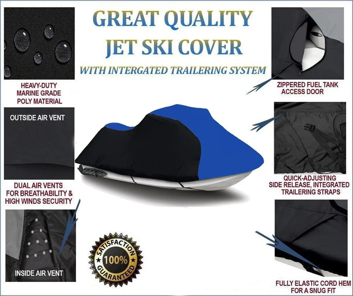 /  -,      Compatible for  Sea Doo Sea-Doo Bombardier Deluxe Jet Ski  Cover 1992 1993 1994 1995 1996 1997 1998 1999 1-2 Seater