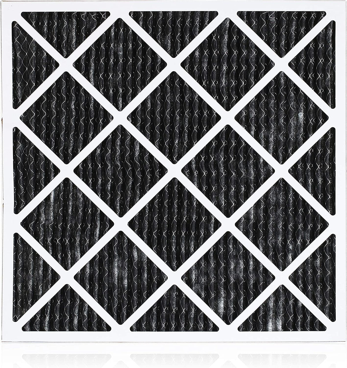 Filterbuy 24x25x1  8 Odor Eliminator Pleated   Furnace Air Filters with Activated Carbon (1-Pack)