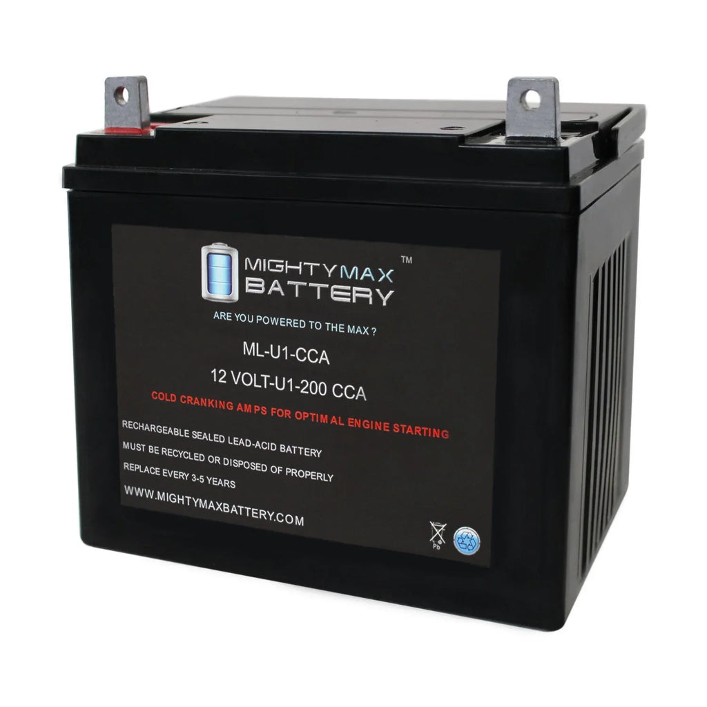 '- 12V 200CCA Battery for Bobcat Textron  Walk Behind Mower