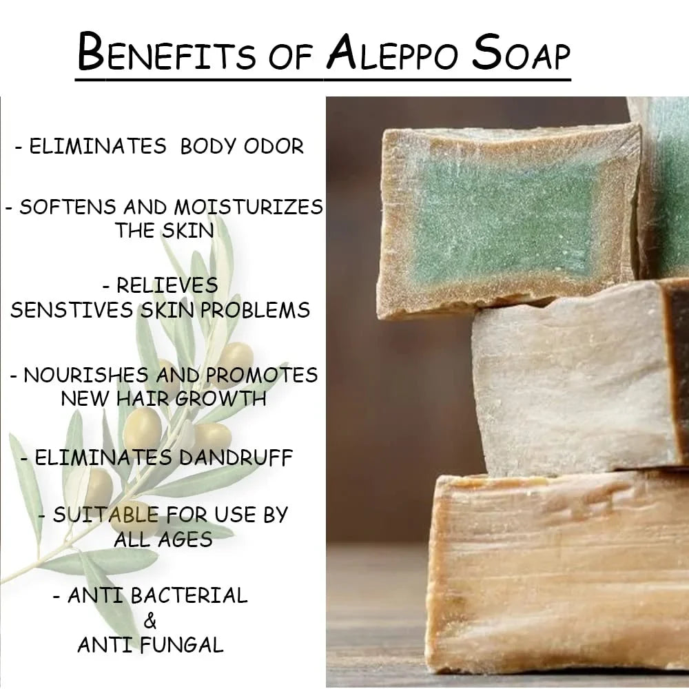 Aleppo Soap (2 Pack)%20 Laurel Oil,%80 Olive Oil